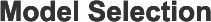 Model Selection